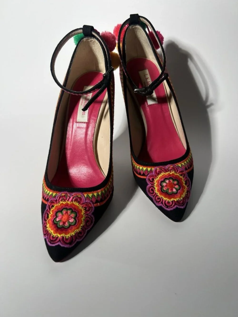 L.K. Bennett Caroline Issa Limited Edition Parrot Heels EU 38 - Picture 14 of 15